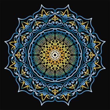 Süslü, yuvarlak dantel süs.