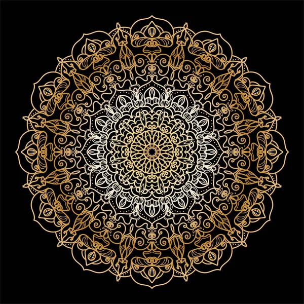 Mandala biçiminde dairesel desen