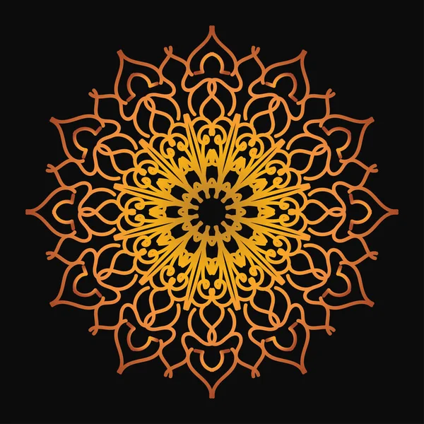 Mandala biçiminde dairesel desen