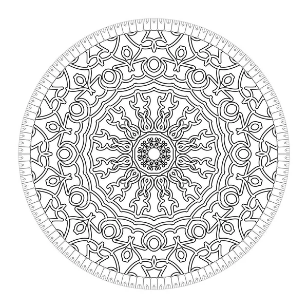 Mandala Vektor Element Runde Ornament Dekoration — Stockvektor