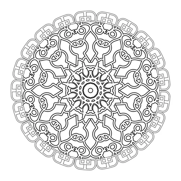 Mandala Wektor Element Okrągły Ozdoba — Wektor stockowy