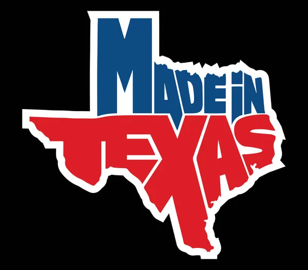 Teksas haritası şeklinde yapılmış.