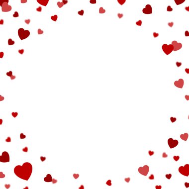 Konfeti kalp tebrik kartı