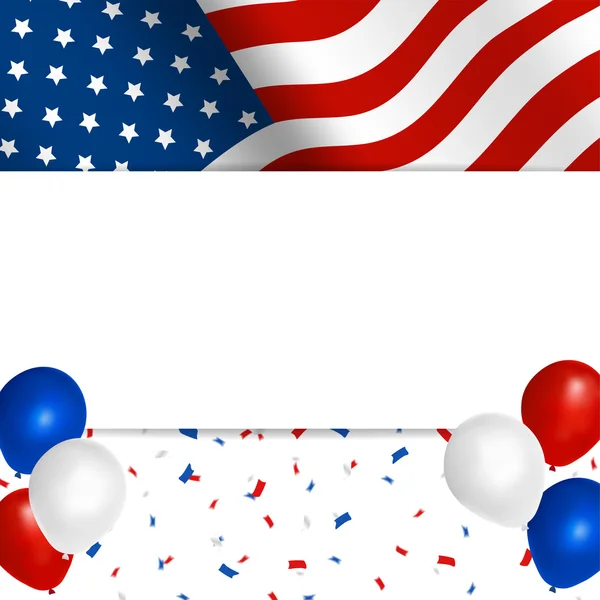 American festival background — Stock Vector