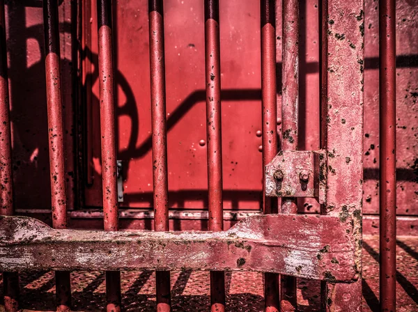 Vecchio Red Caboose — Foto Stock