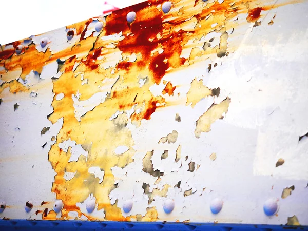 Peeling paint on a wall, Bridge — Stock Photo, Image