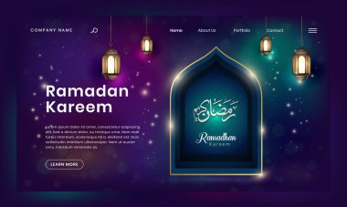 Ramazan Kareem İniş Sayfa Tasarımı