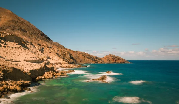 stock image Beautiful Sandy Bay at Porto Santo