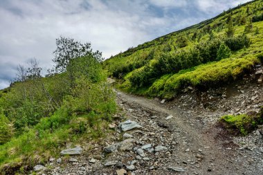 Güzel dağ manzarası. fırtına 