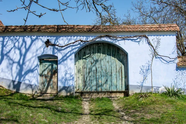 Viscri Romênia Abril 2021 Casa Tradicional Aldeia Viscri Construída Torno — Fotografia de Stock