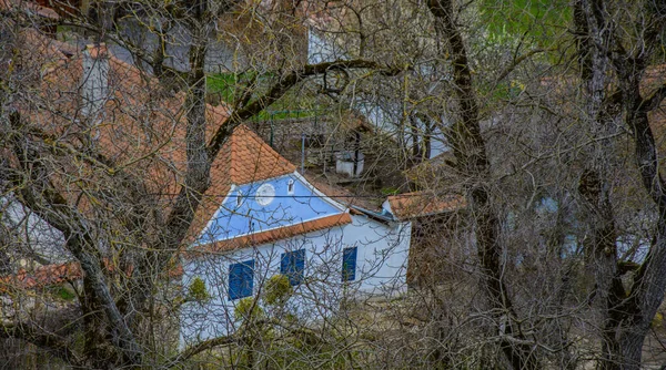 Viscri Roemenië April 2021 Traditioneel Huis Het Dorp Viscri Gebouwd — Stockfoto