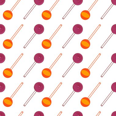 Çubuk şekerler. Dekorlar, süsler, duvar kağıtları, hediyeler, damaske, kutlamalar, davetiyeler, selamlama, yaz tatilleri, mutfak temaları için fikirler. İzole vektör.