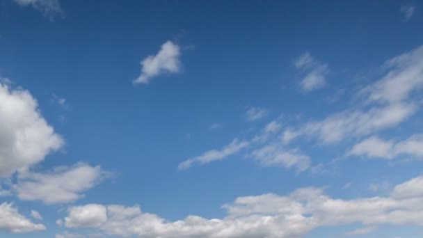 Russie, chronométrage. Le mouvement des nuages sur les champs de blé d'hiver au début du printemps dans les vastes steppes du Don . — Video