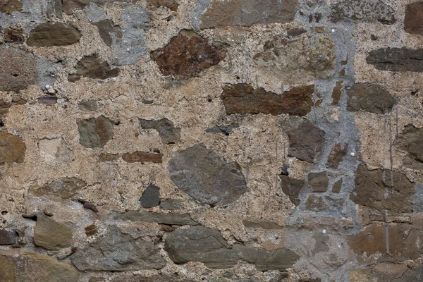 Crimea. Un fragmento de antiguas murallas de mampostería reforzó la protección de la fortaleza genovesa en Sudak — Foto de Stock