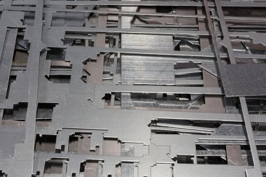 metal parçalar, kesme