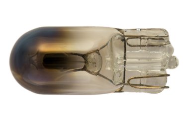 Araba farlar için eski ampul.