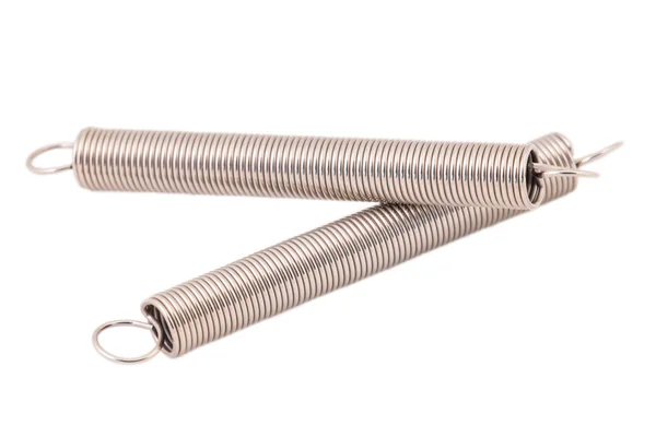 beyaz zemin üzerine metal bahar.