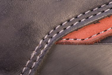 deri bağlı öğeleri ayakkabı dikiş takviyeli.