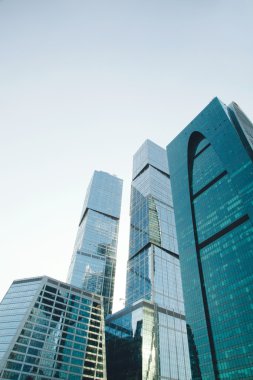 Moskova şehir içinde gökdelenler