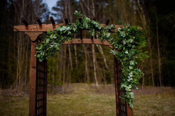 Арка для свадебной церемонии