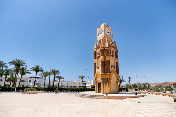 Clock Tower Sharm Sheikh Sinai Peninsula Egypt — Stock Photo, Image