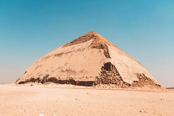 Egipto Dahshur Dashur Pirámide Doblada También Conoce Como Falsa Pirámide — Foto de Stock