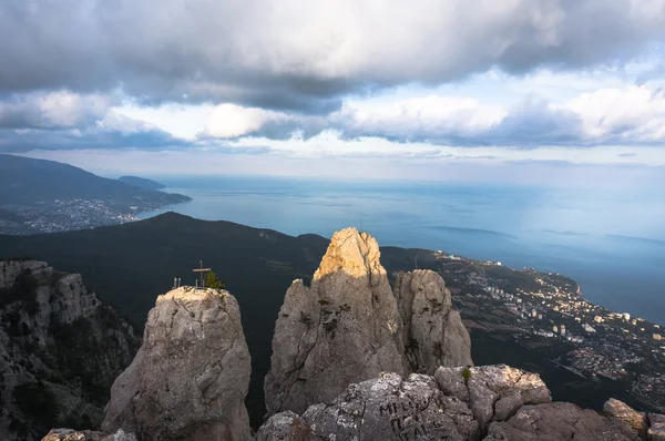 Cima della montagna nel Crimea — Foto Stock