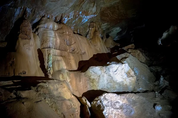 Inside the marble cave — Stock Photo, Image