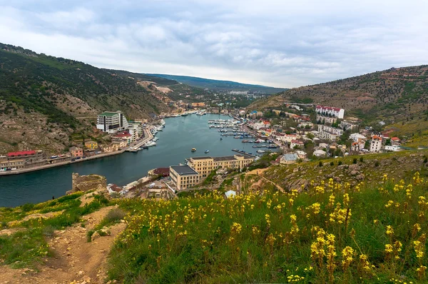 Balaklava stad op de Krim — Stockfoto