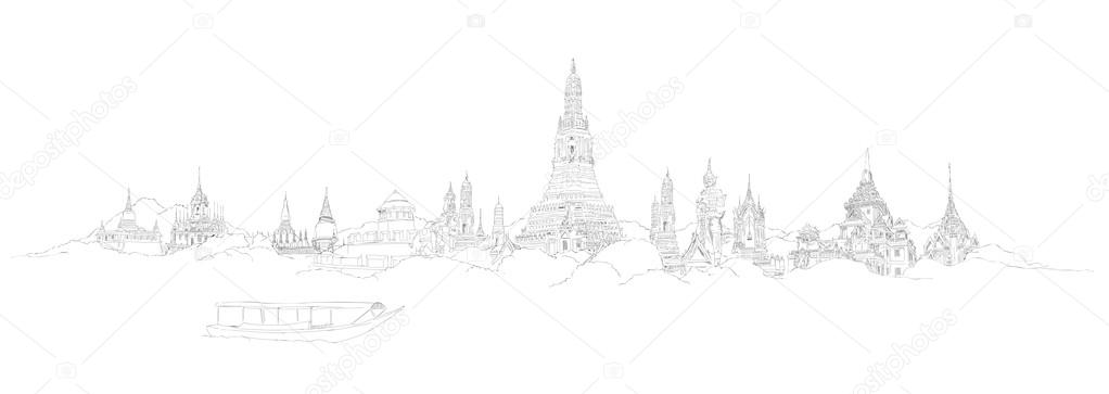 BANGKOK city sketch