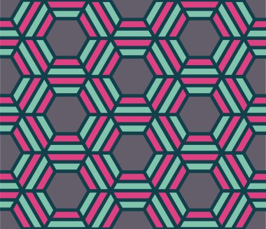 vektör renkli soyut çağdaş kesintisiz geometrik desen