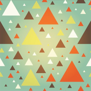 Çıkarılabilir objektif e ile sorunsuz vektör geometrik üçgen kalıbı