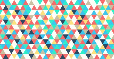 vektör kesintisiz geometrik soyut üçgen desen arka plan