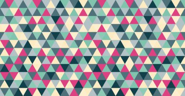 vektör kesintisiz geometrik soyut üçgen desen arka plan