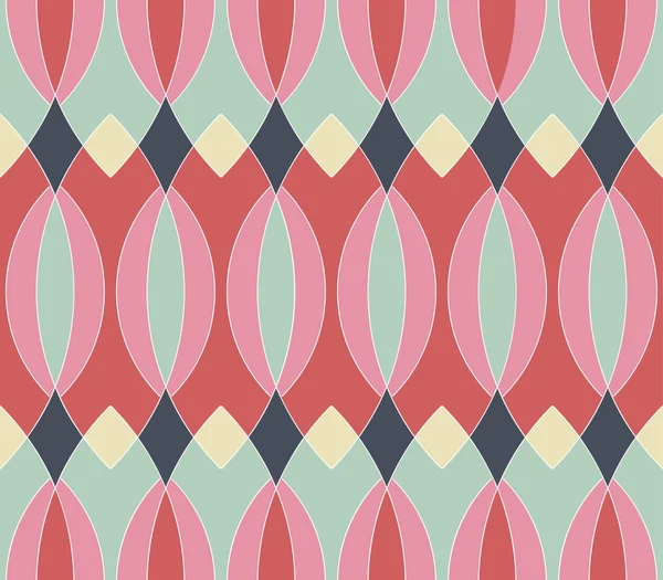 Vecteur coloré abstrait contemporain motif géométrique sans couture — Image vectorielle