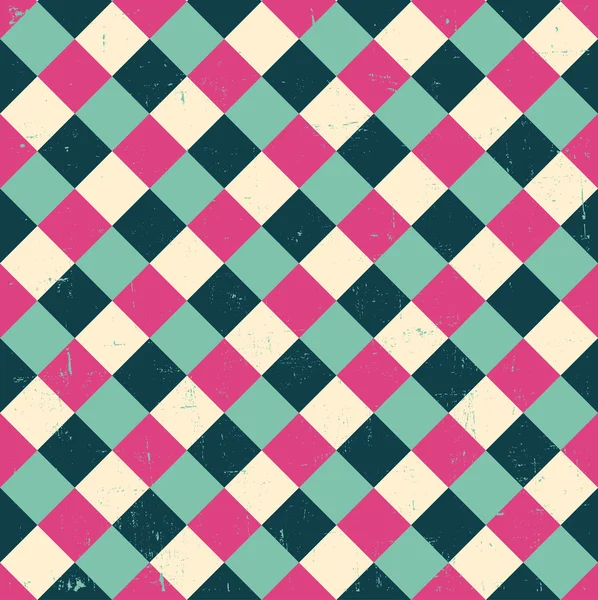 Vector patrón geométrico retro abstracto colorido sin costuras — Vector de stock