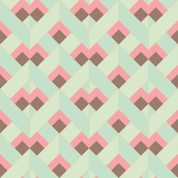 Vector kleurrijke abstracte retro naadloze geometrische patroon — Stockvector