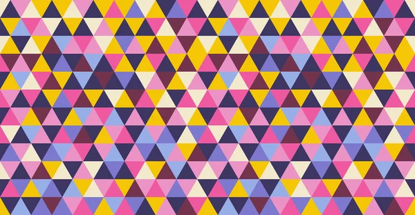 Vektor nahtlose geometrische abstrakte Dreieck-Muster Hintergrund — Stockvektor