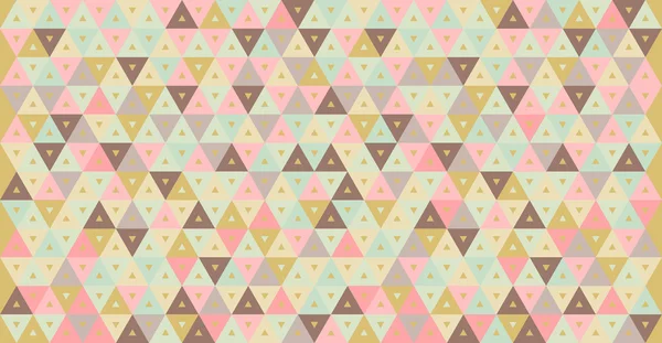 シームレスな幾何学的な抽象的な三角形パターンのベクトルの背景 — ストックベクタ