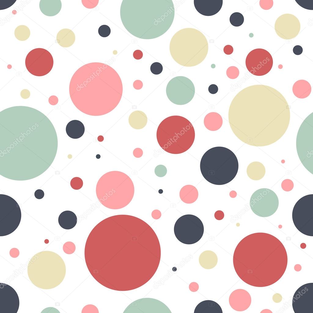 seamless vector abstract geometric dots pattern design