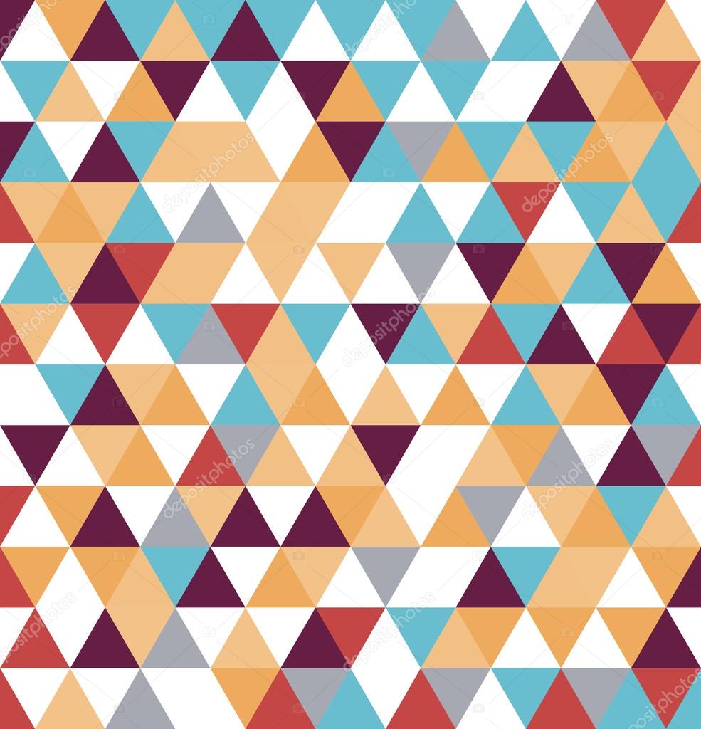 vector seamless geometric abstract triangle pattern background