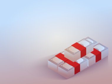 vektör 3d iş Tema sunu şablonu ayarla