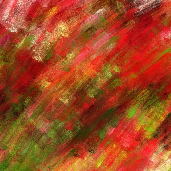 Obraz olejny pędzla obrysu Abstrakcja Czerwony kolor tła — Zdjęcie stockowe