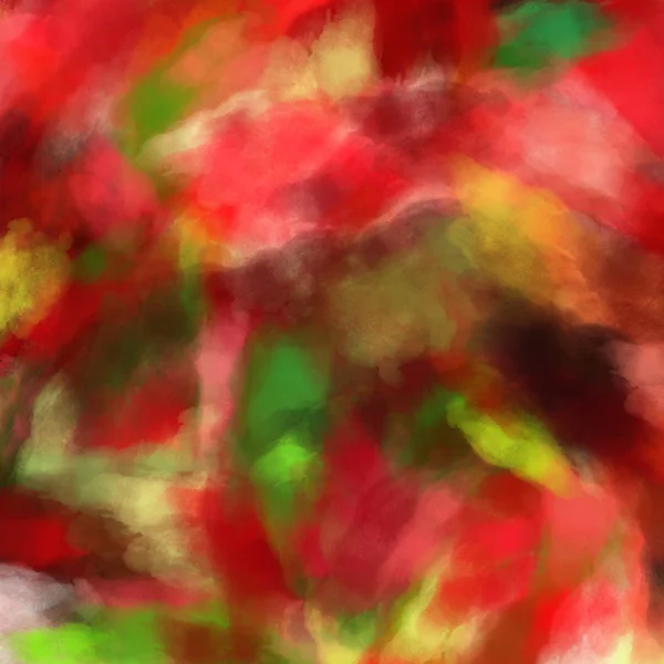 Obraz olejny pędzla obrysu Abstrakcja Czerwony kolor tła — Zdjęcie stockowe