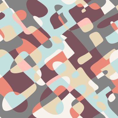 vektör desen tasarımı renkli kesintisiz retro tarzı 