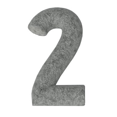 Beyaz arka plan üzerinde izole taş yazı tipleri kümesi