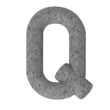 Beyaz arka plan üzerinde izole taş yazı tipleri kümesi