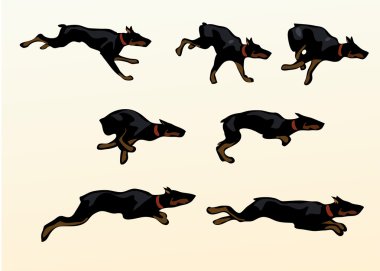 Polis köpeği. Vektör