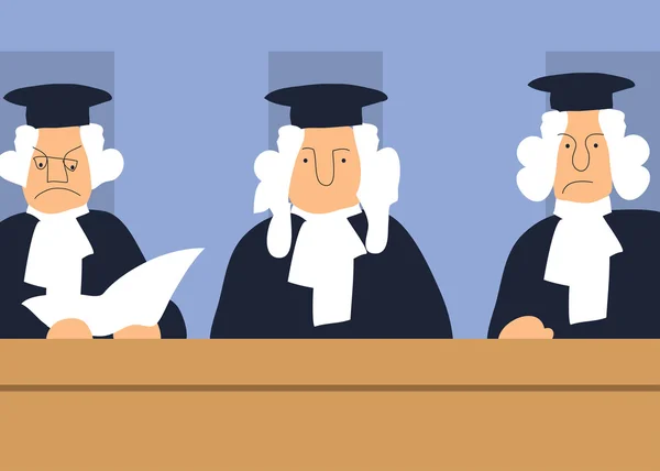 Law court. Vector — Stock Vector