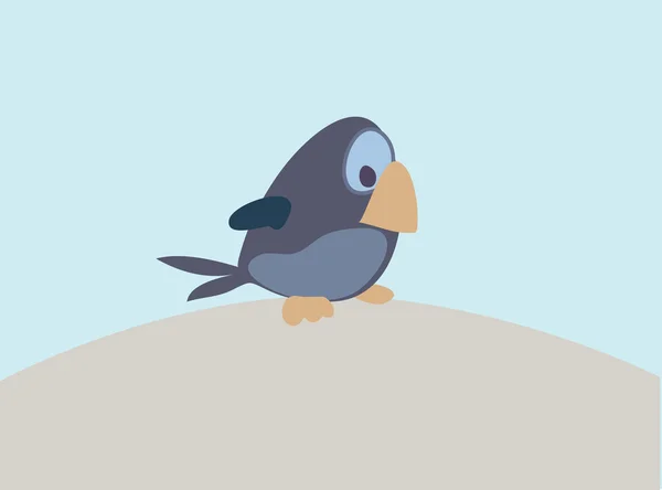Der kleine Vogel — Stockvektor
